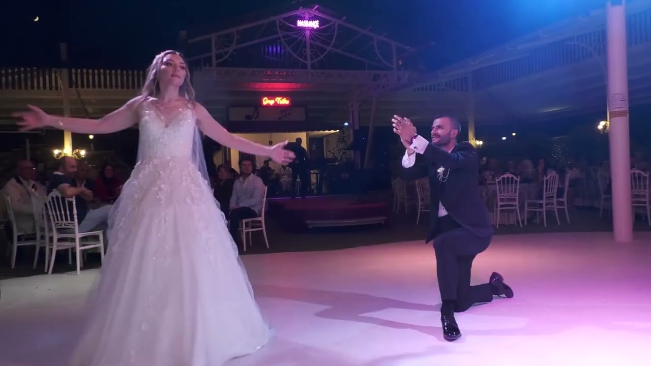 Kafkas - Şeyh Şamil d&uuml;ğ&uuml;n dansı Mimoza & Serhat, gelin damat #mustafakemalpaşa #kafkas #şeyhşamil