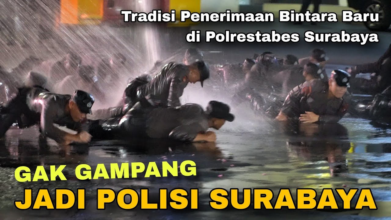 Harus Kuat.!! Digembleng Fisik dan Mental | Tradisi Penerimaan Bintara Baru di Polrestabes Surabaya