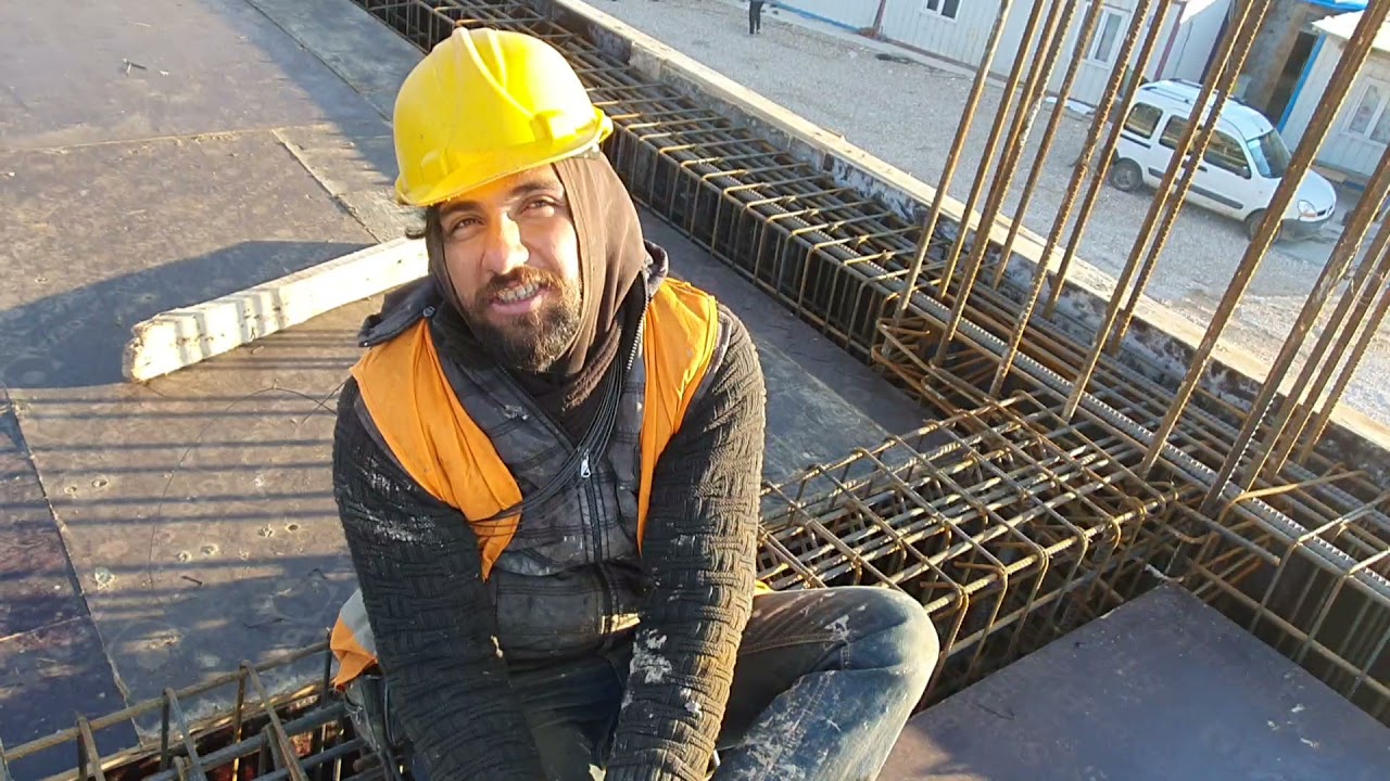 inşaatta kirişler nasıl indirilir. (6.dakikaya dikkat :) )