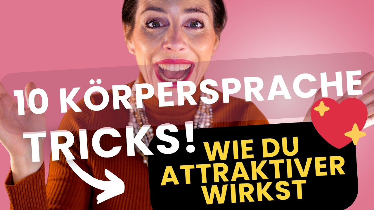 10 Körpersprache Tricks, die dich sofort ATTRAKTIVER machen 🚀