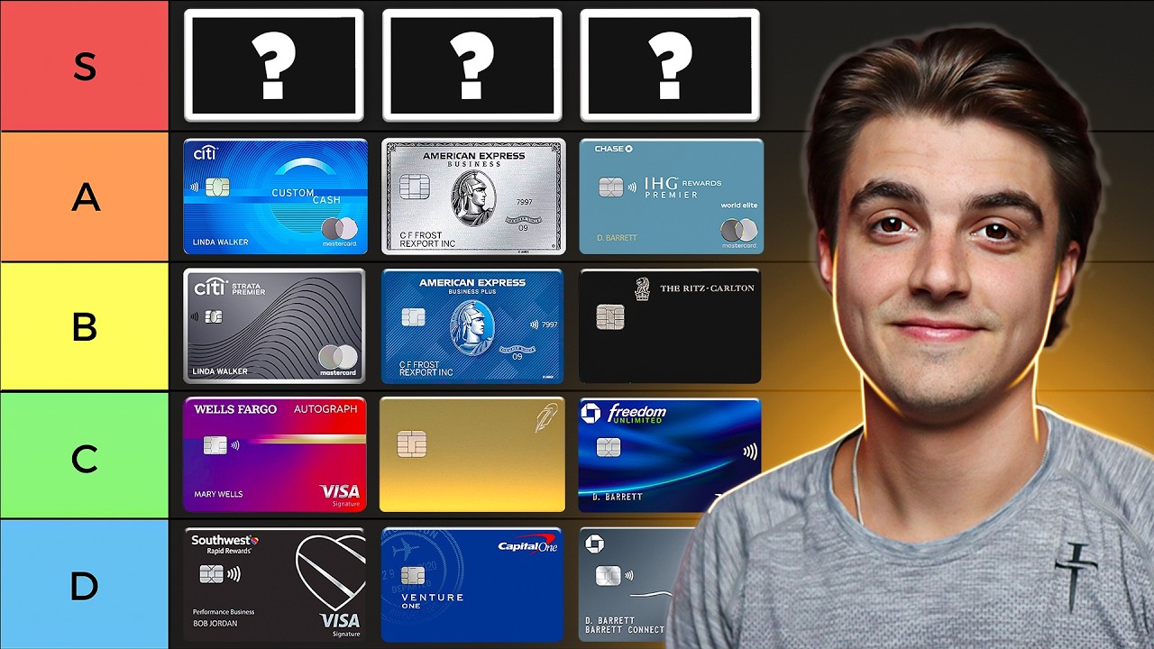 I Ranked My 25 Credit Cards (Here&rsquo;s What&rsquo;s BEST)