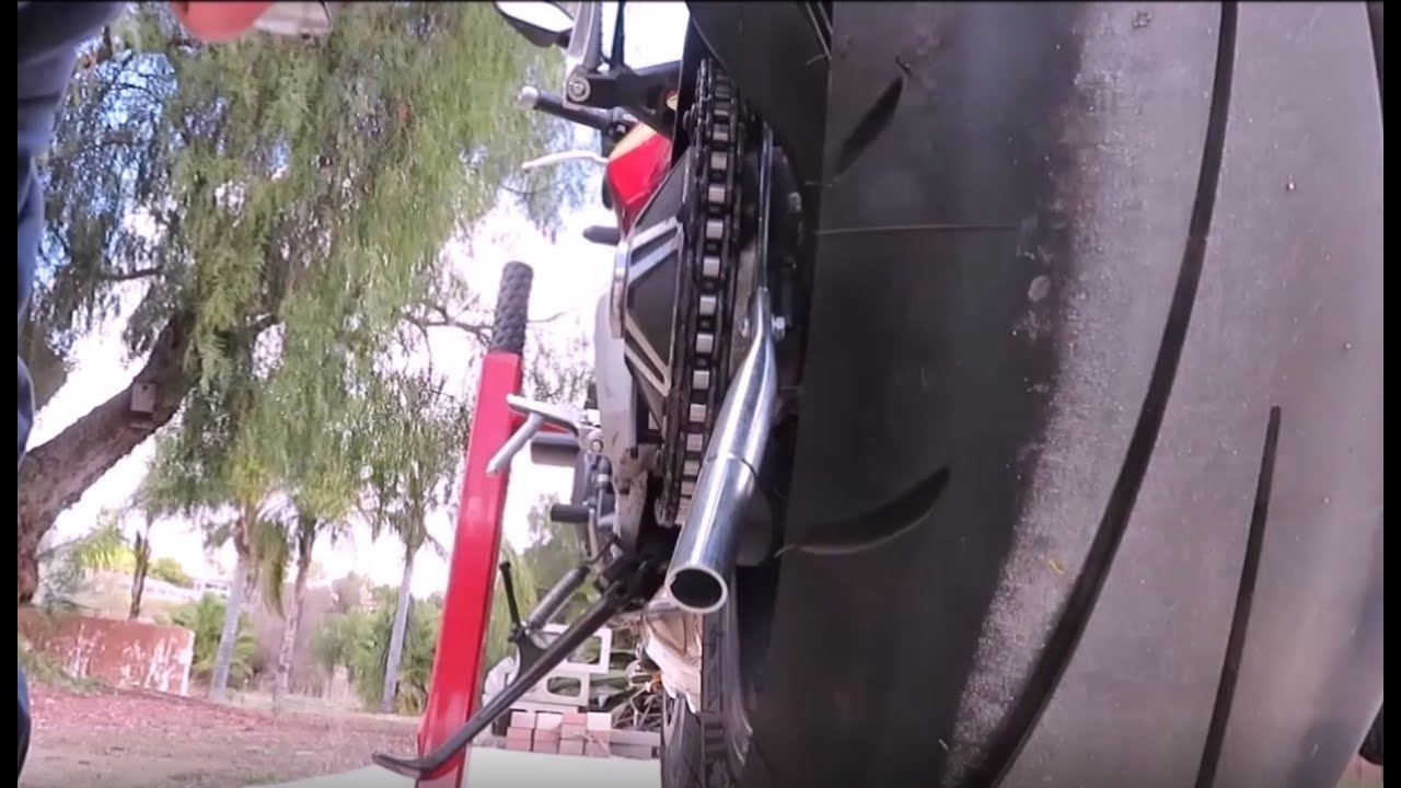 2019 Honda CB1000R Drive Chain Adjustment