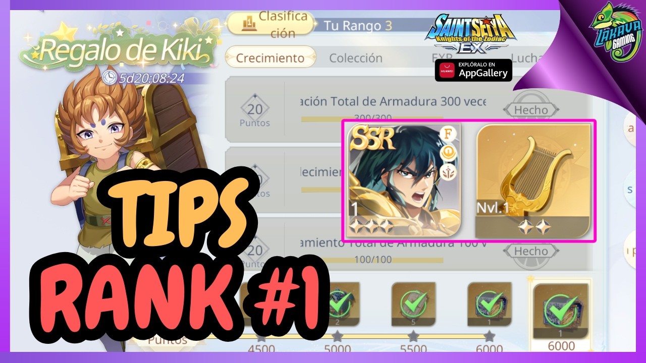 Los Mejores TIPS para Ganar EVENTO de KIKI ! Mejora Tu PODER en Saint Seiya EX