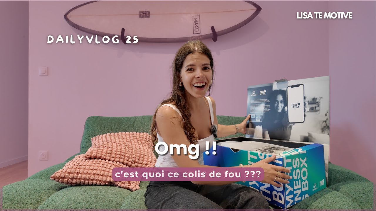 C'EST QUOI CE COLIS DE FOU ? (unboxing, blabla, retour de course, run nocturne... ) 👀🌙| Lisatemotive