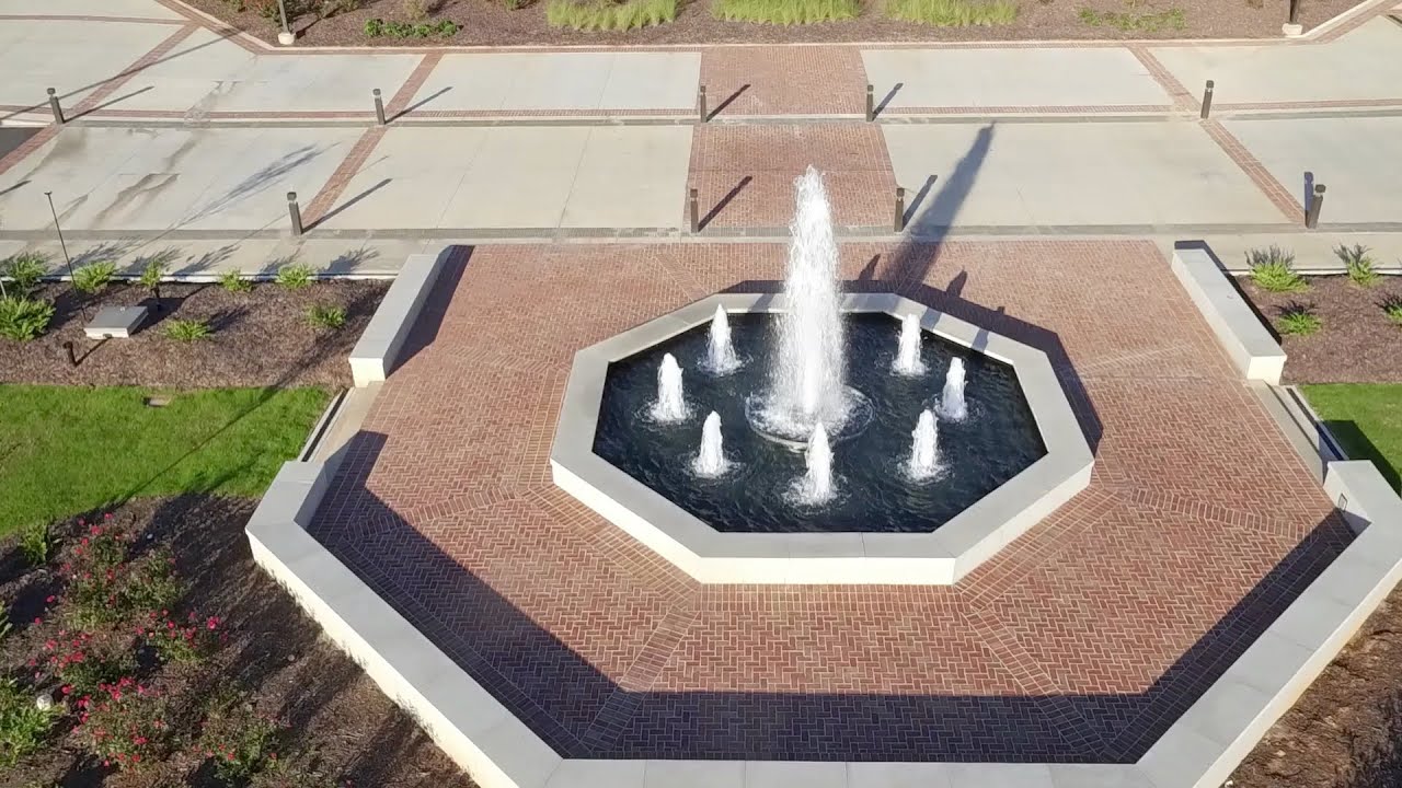 Aerial tour of Lander University - Greenwood, SC