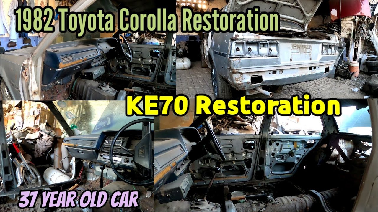 Toyota Corolla 1982 Restoration and Modification | Ke70 1982 toyota Corolla Restoration | Ke 70