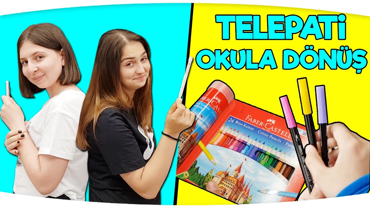 OKULA DÖNÜŞ , Back to School | TELEPATİ CHALLENGE Fenomen Tv, Kırtasiye Alışverişi