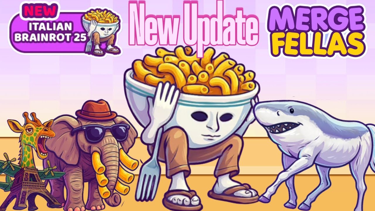 Merge Fellas Italian Brainrot 25 || Italian Brainrot 25 || New Update Max Level