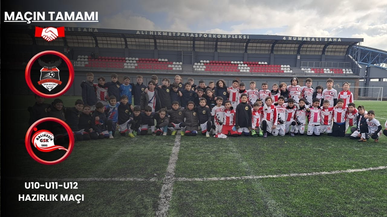 U10-U11-U12 (2016-2015-2014) Hazırlık Maçı | Bigadiç Kartalları - Balıkesir Gençlikspor 01.01.2026