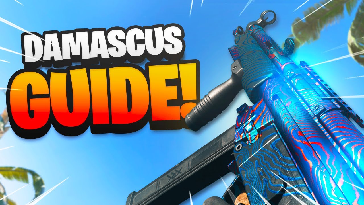 BEST WAY TO GET DAMASCUS CAMO in MODERN WARFARE?! (Damascus Camo Guide)
