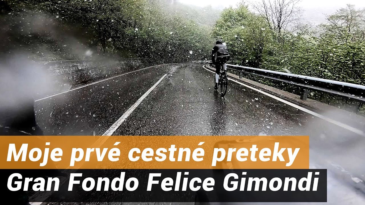 Moje prvé cestné preteky - extrémne podmienky na Gran Fondo Felice Gimondi