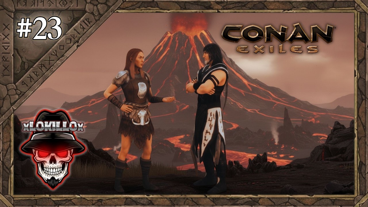 CONAN EXILES #23| ⚔️VOLCAN SKELOS Y MISION DE FREYA  #ConanExiles #Gameplay