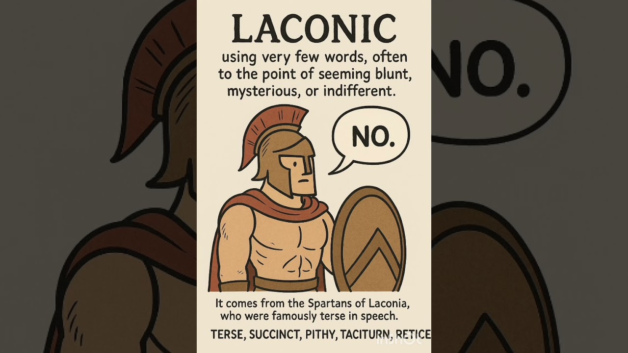 What Does &lsquo;Laconic&rsquo; Mean? | Word Power Easy