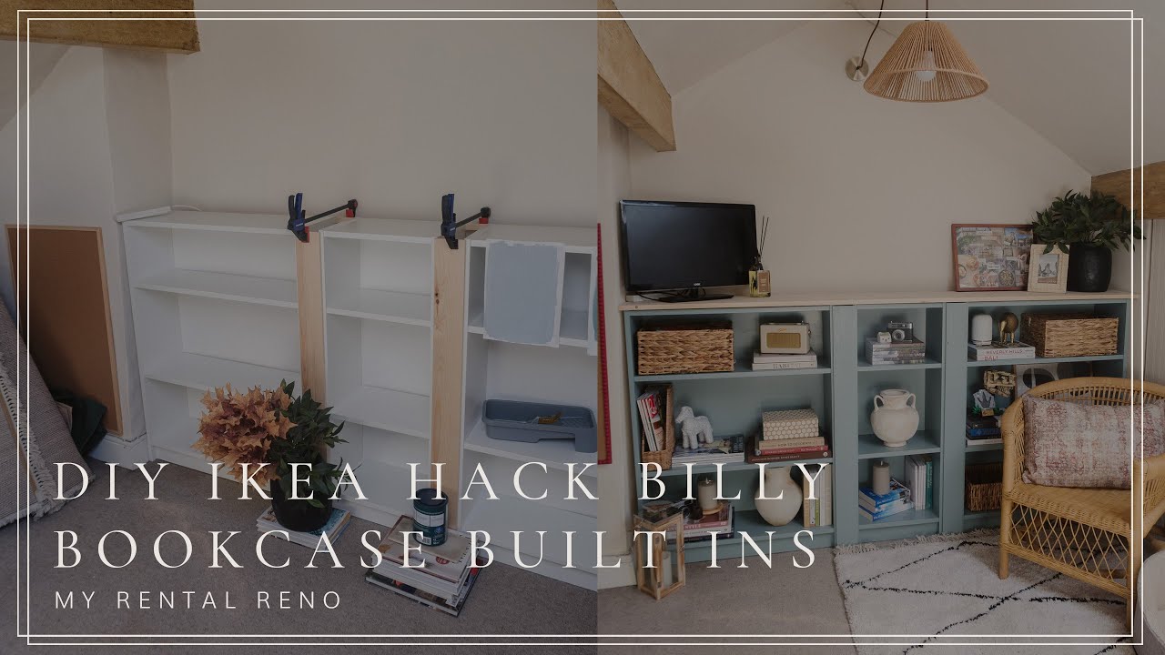 DIY Build In Sideboard | Ikea Billy Bookcase Hack | Renter Friendly | An Edited Lifestyle
