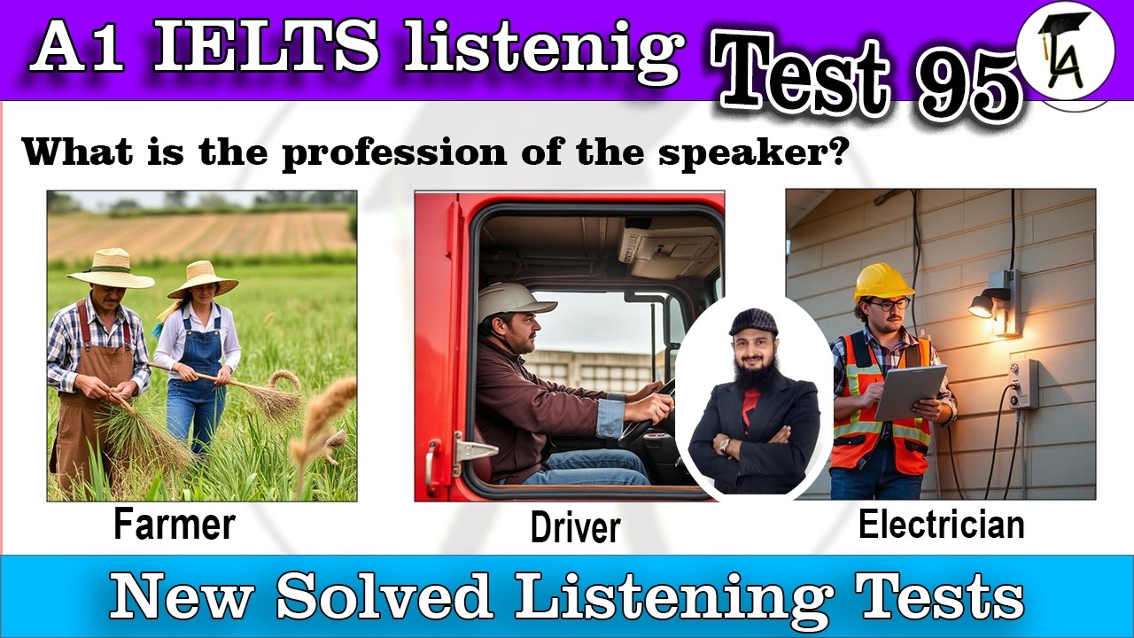 A1 IELTS Life Skills Listening 95 с ответами: Новый тест по аудированию: IELTS UKVI