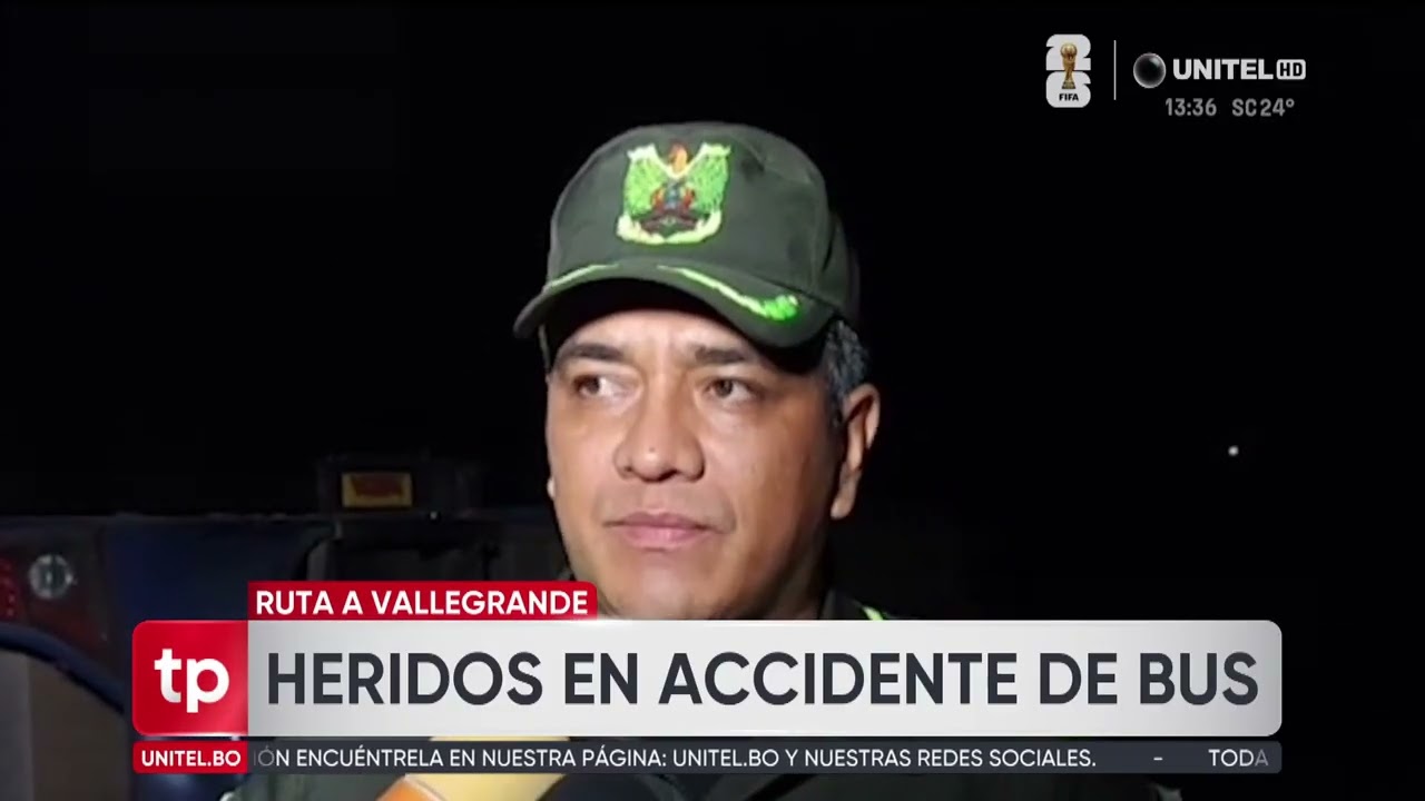 Flota vuelca y deja varios pasajeros heridos en la ruta Santa Cruz a los valles cruceños