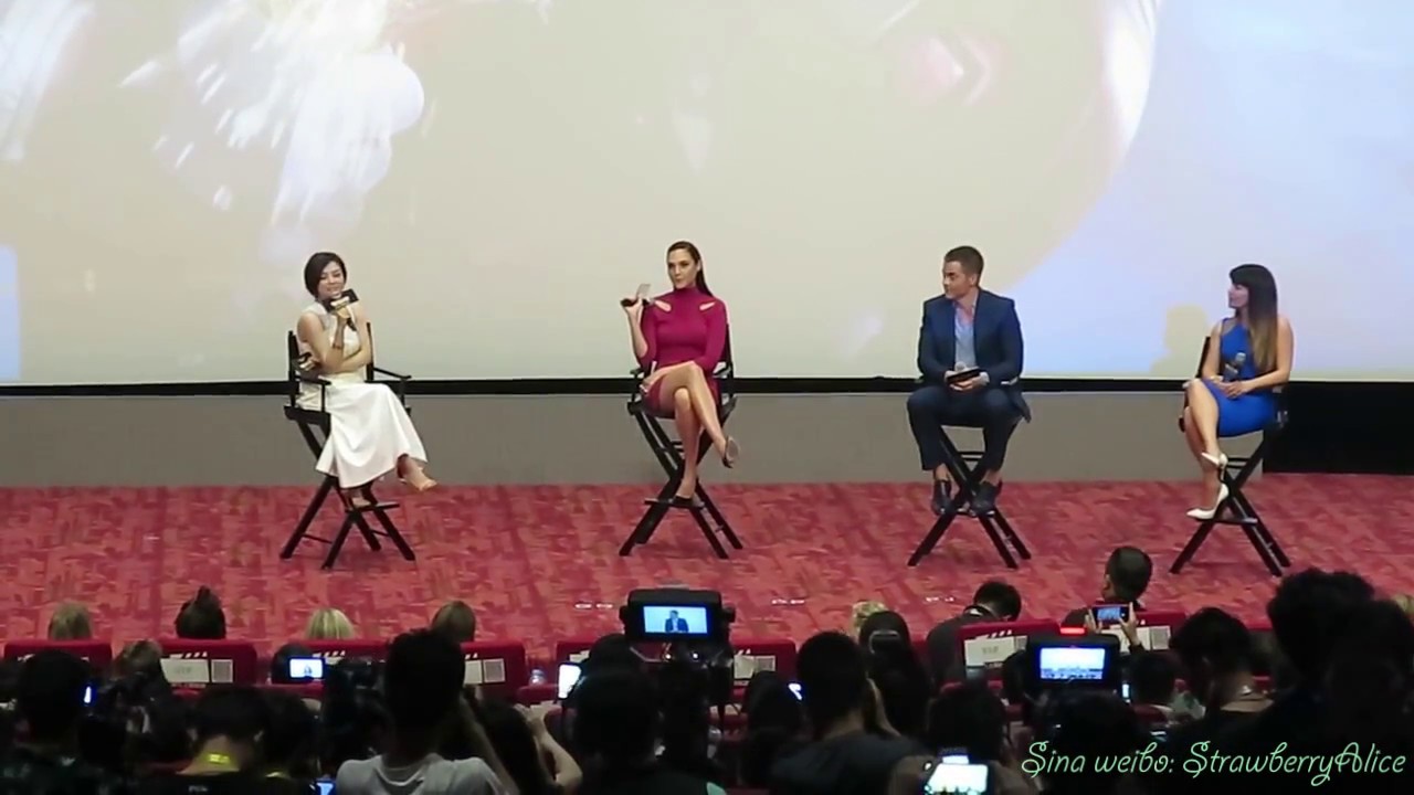 【Strawberry Alice】Wonder Woman (film) China Press Conference,  Shanghai Film Art Center, 15/05/2017.