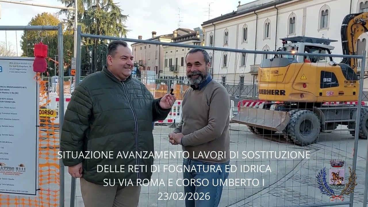 📢 Aggiornamento Cantieri: Via Roma e Corso Umberto I
