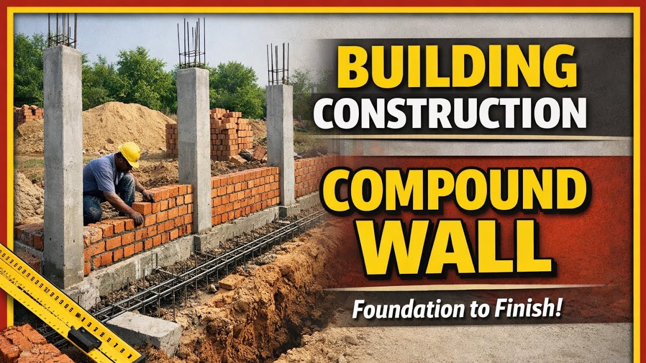 Building Construction - Compound Wall