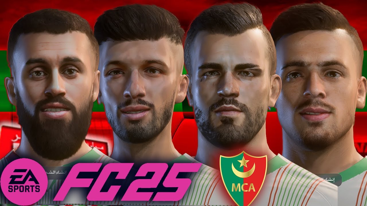 وجوه مولودية الجزائري  FC 25