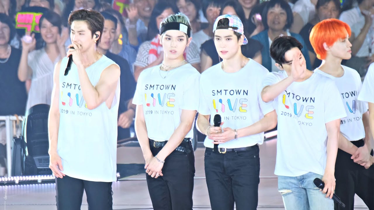 190803 SMTOWN Ending 태용 엔딩 직캠 / NCT 127 TAEYONG focus fancam / SMTOWN Tokyo 2019 Day 1 - 빛 Hope