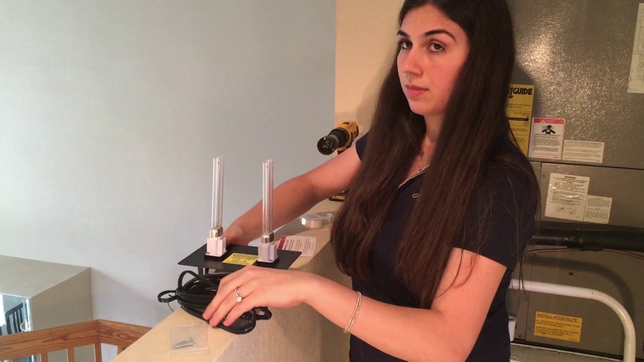 How to install UV Light G200 120v system inside your A/C  Air conditioning duct.