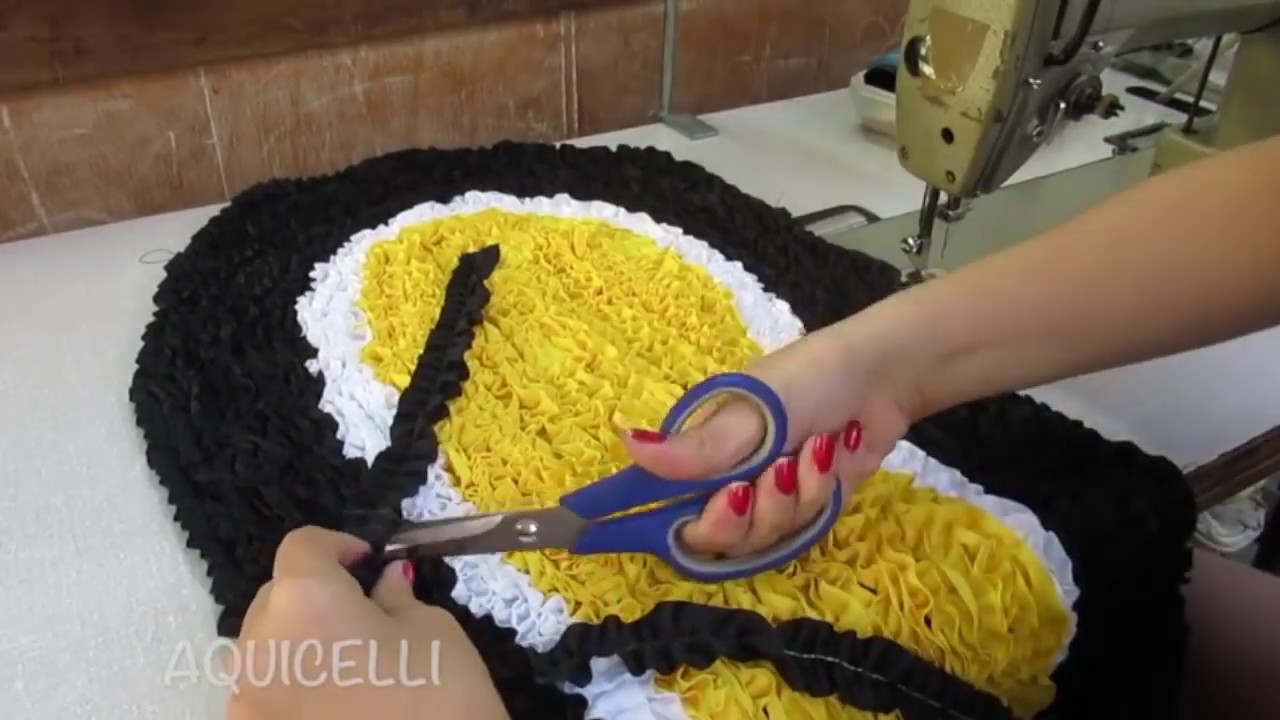 2 MODELOS DE TAPETES FRUFRU - 2 Beautiful Doormat Ideas !