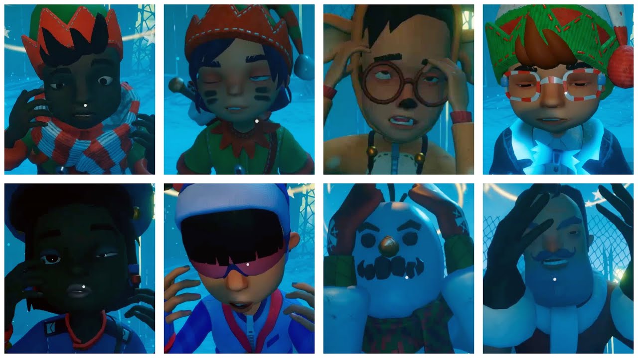 HELLO NEIGHBOR SECRET NEIGHBOR ALL CHRISTMAS STUN