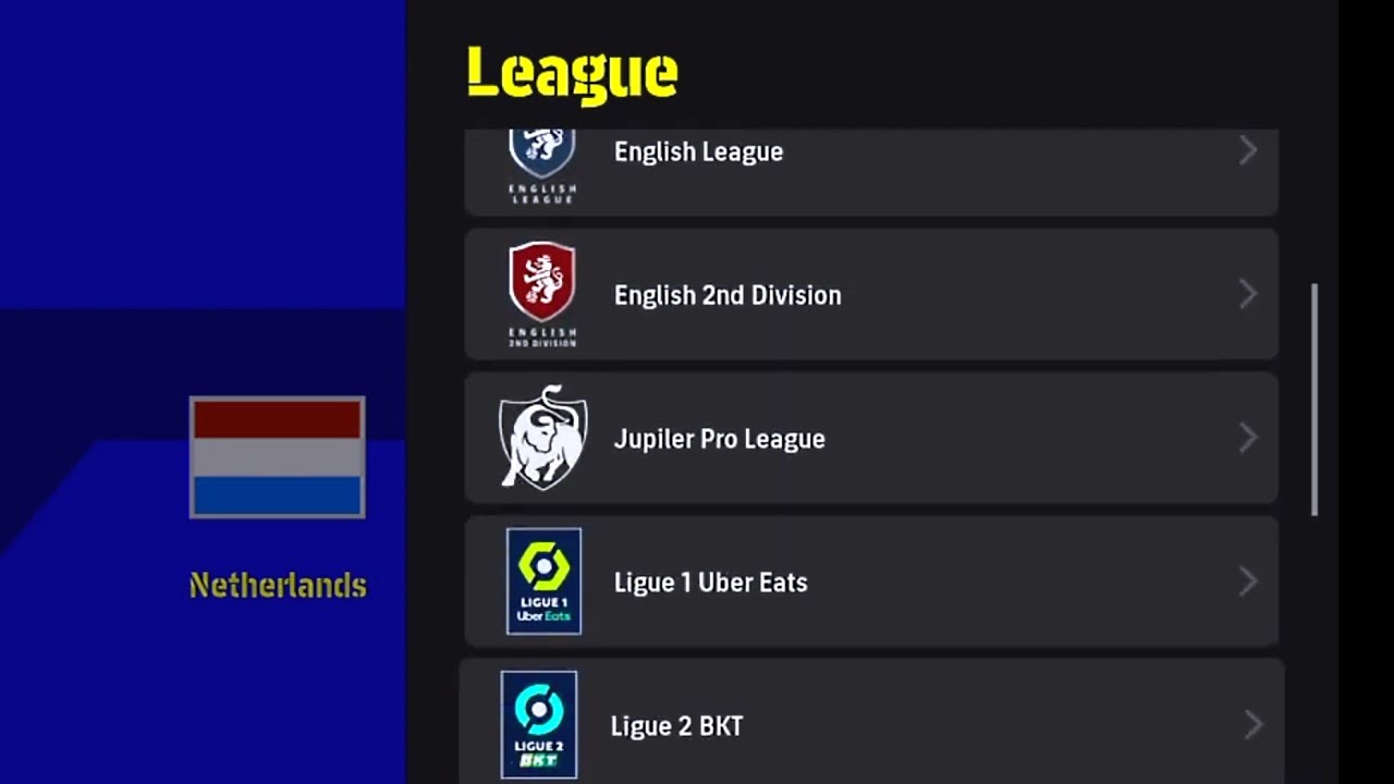 eFootball  - How to access all teams offline play