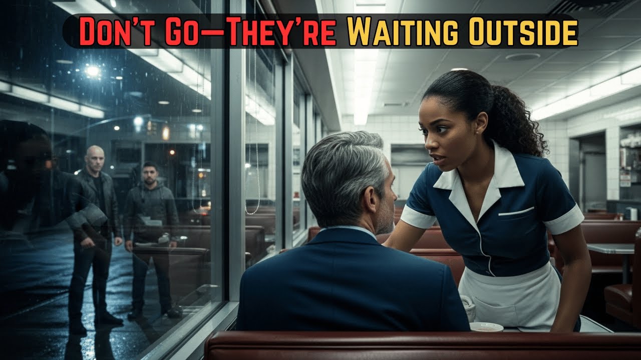 Don’t Go—They’re Waiting Outside.” The Waitress Leaned Close to Warn the Billionaire CEO.