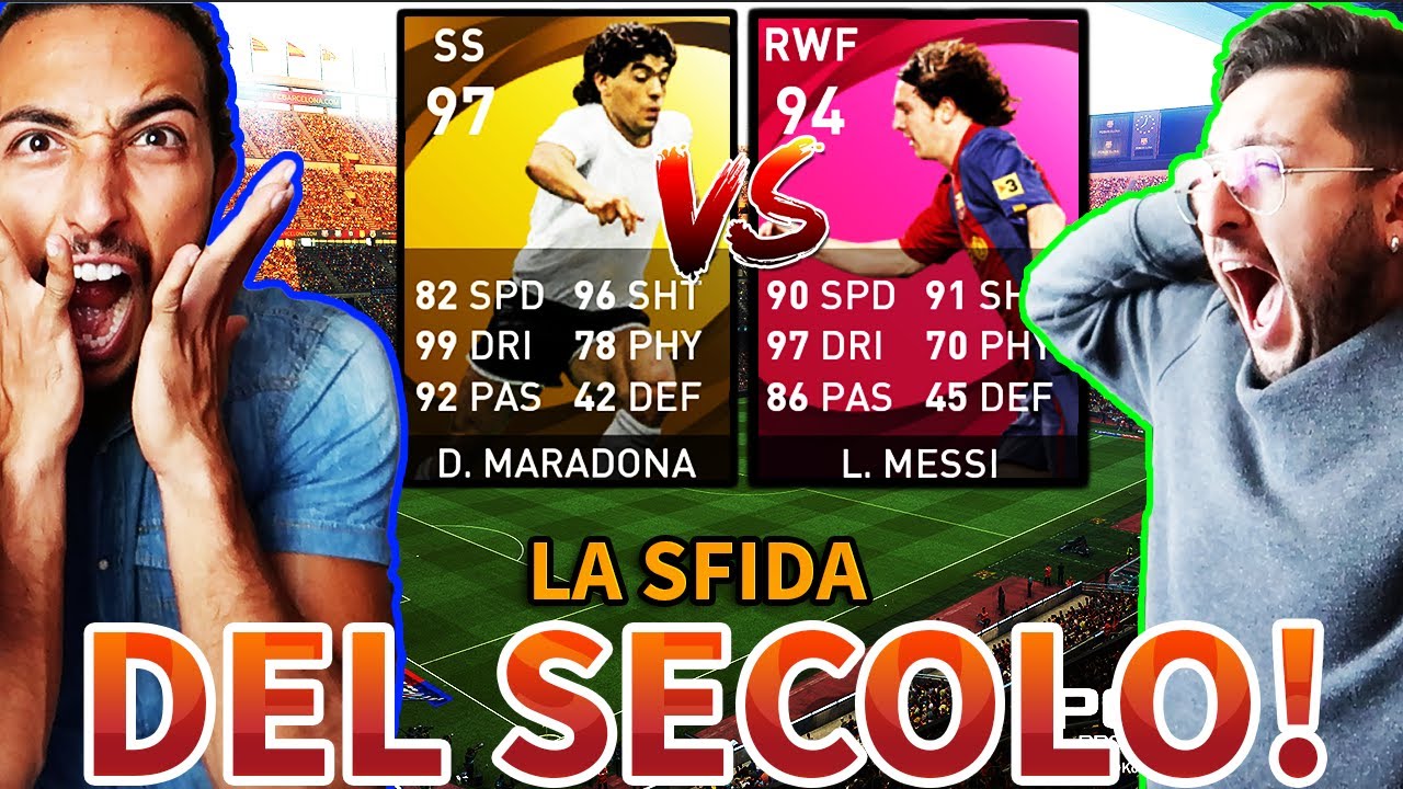 MARADONA VS MESSI: la SFIDA MYCLUB del SECOLO!!! [Gabboman VS Fabio] PES 2021