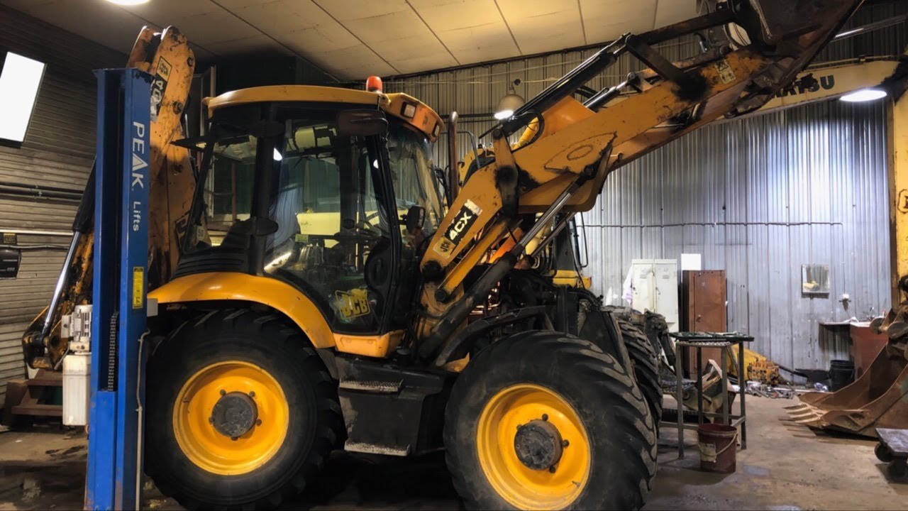 🚜Чистим гидробак JCB 4CX⚠️Промывка-Замена жидкости и 2-х фильтров в баке👍