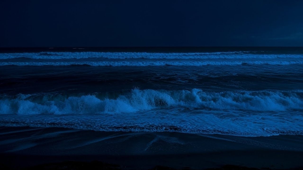 Pure Ocean Tranquility - Fall Asleep Instantly (Dark Screen)