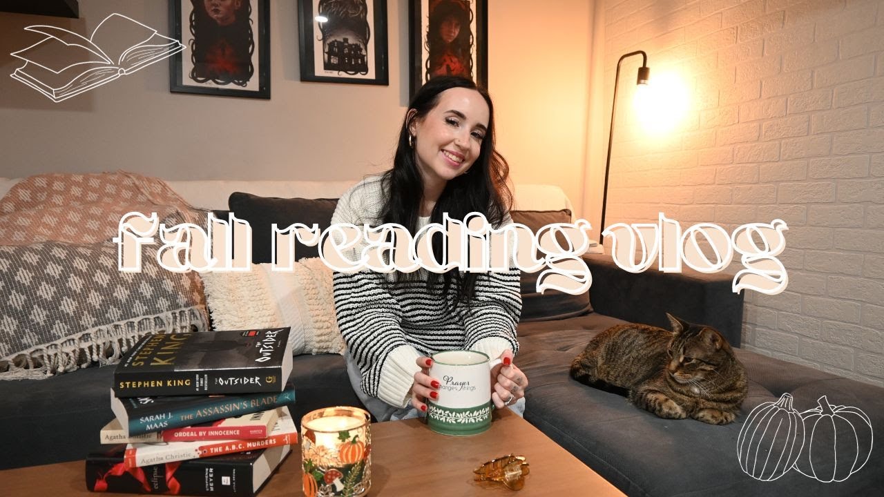 fall reading vlog ( + little book haul) 📖💛