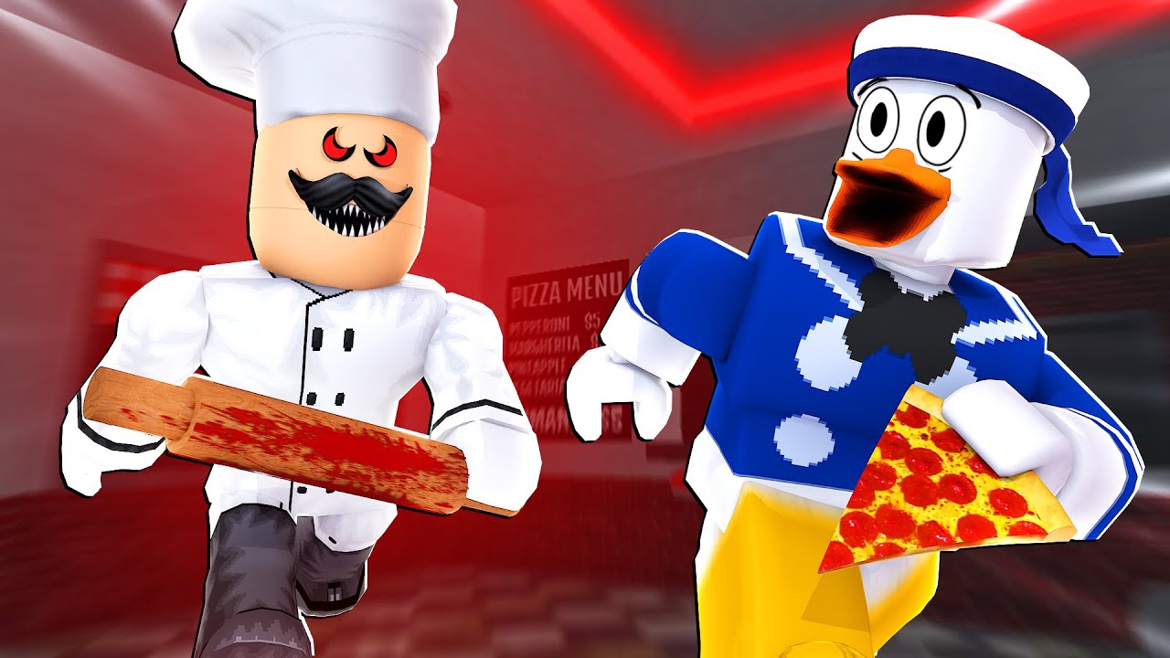 Can Donald Ducc Escape Papa Pizza's Pizzeria?! (Roblox)