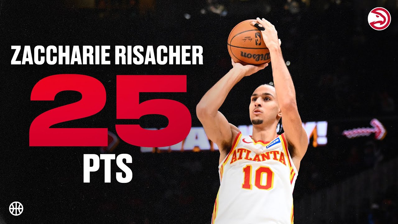 Zaccharie Risacher drops 25 points with 7 threes in Hawks Win over Pelicans