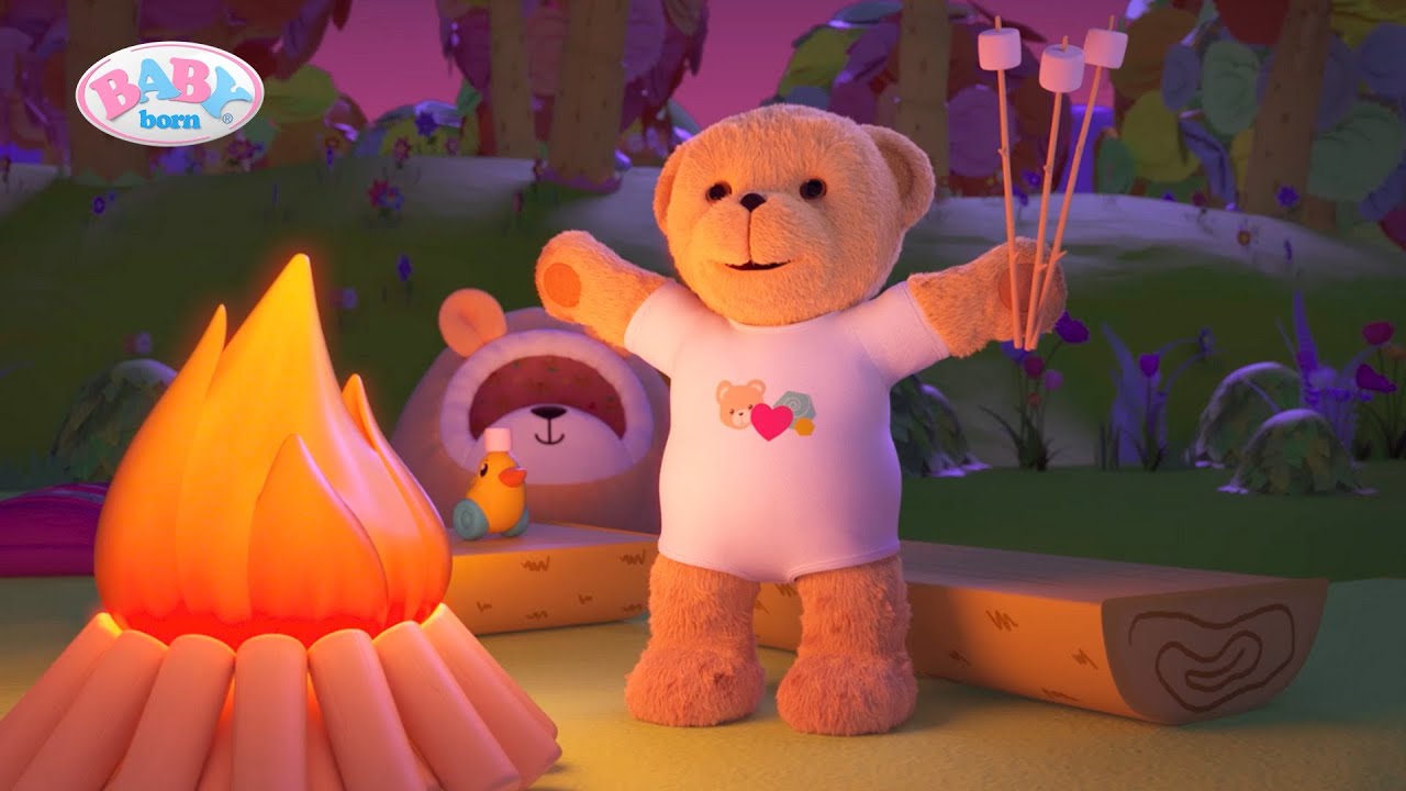 Dobrodružné kempování s BABY born a medvídkem Teddym 👶🏕️ | Díl 2 | Animovaný seriál BABY born