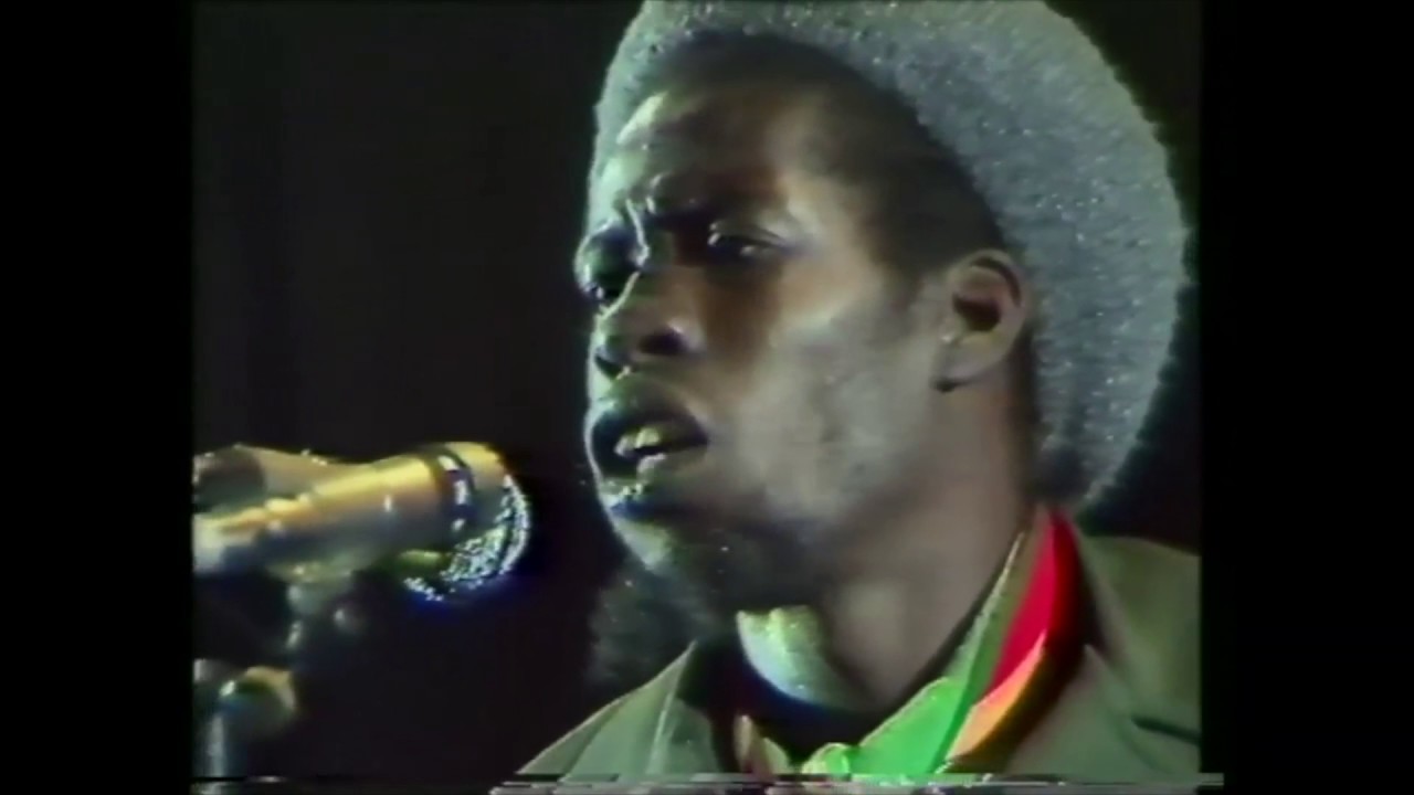 Michael Smith performing at the First International Bookfair of Radical Black and Third World Books