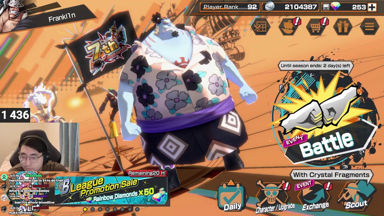 🔴NEW BUFFS ARE COMING SOON!! Chill LB Grind [One Piece Bounty Rush]