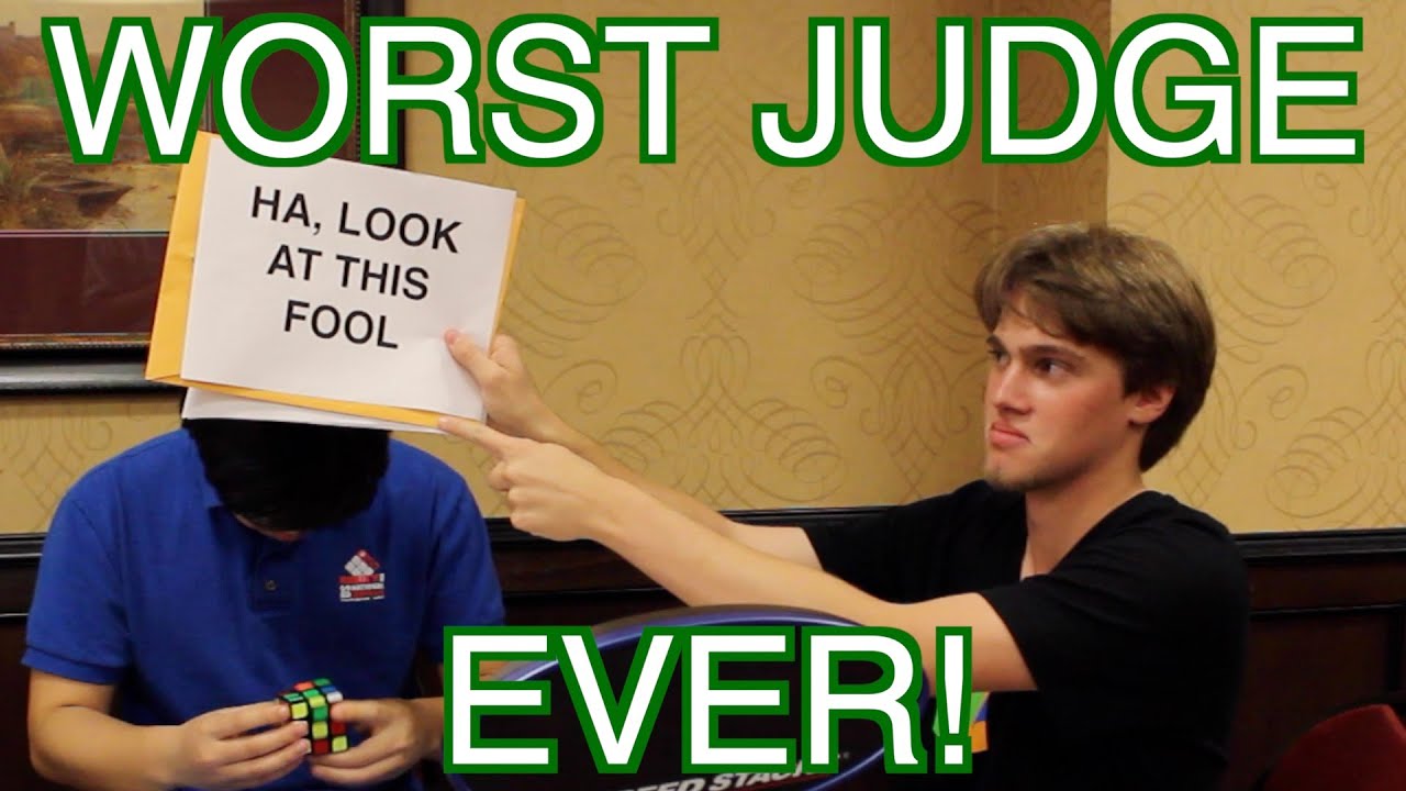 World's Worst Rubik's Cube Judge!! EVER! Part III | ColorfulPockets