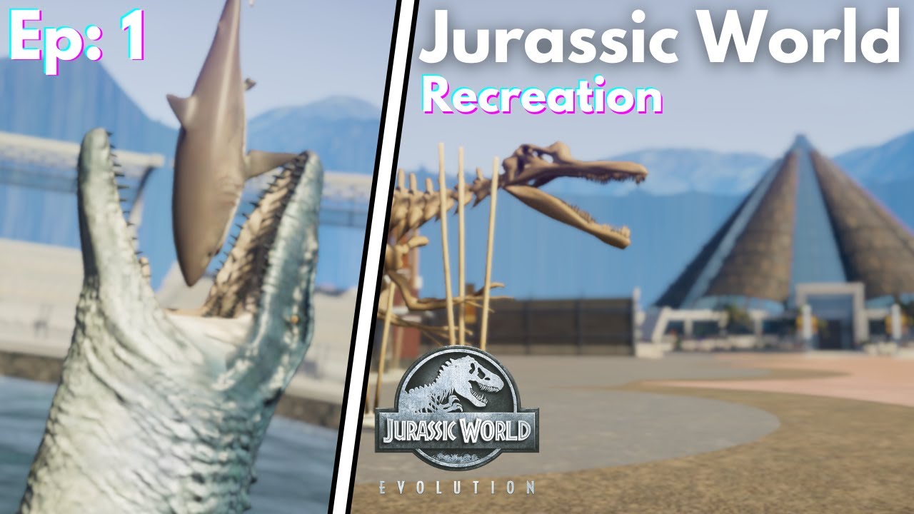 Building An ACCURATE Jurassic World In Jurassic World Evolution | JWE - Mods