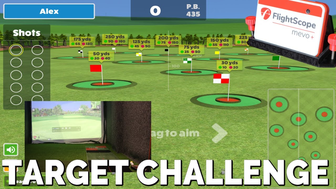 Awesome Golf Target Challenge - Mevo+ setup