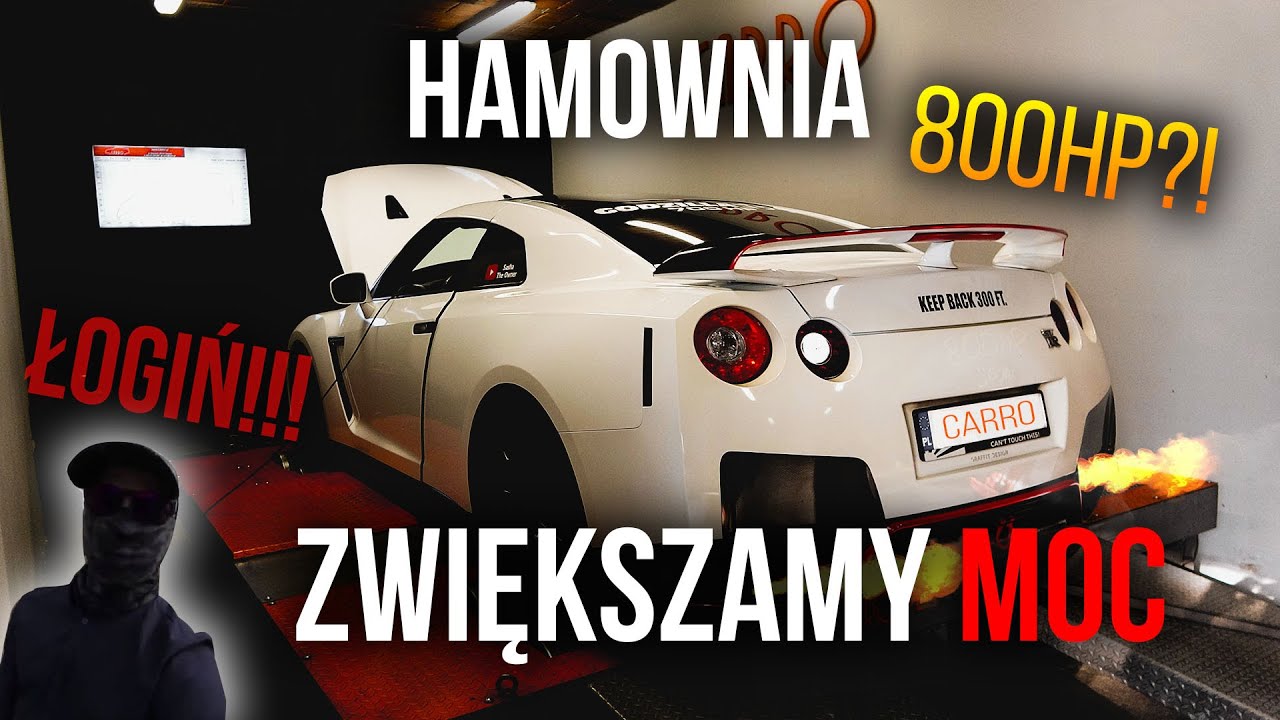 ZWIĘKSZAMY MOC NISSAN GTR 800HP?! 😬 | SASHA TUNING