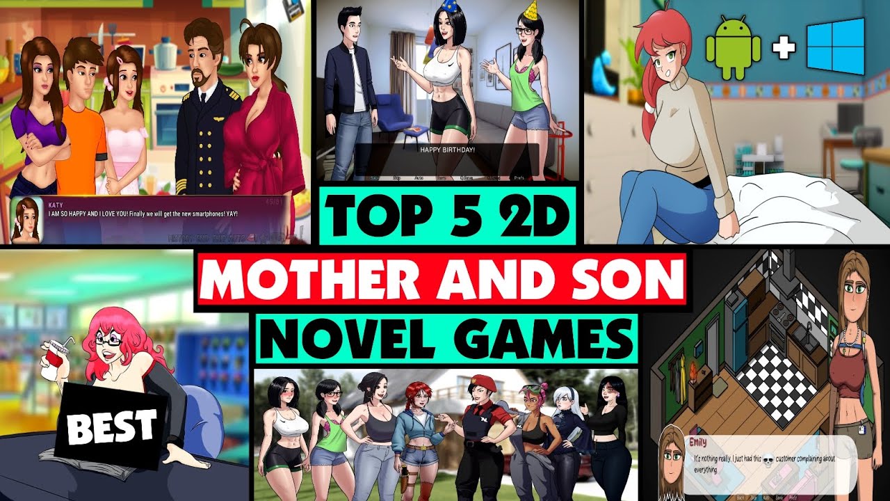 Top 5 Mother And Son 2D Visual Novel Games | PART-11 | ANDROID & WINDOWS