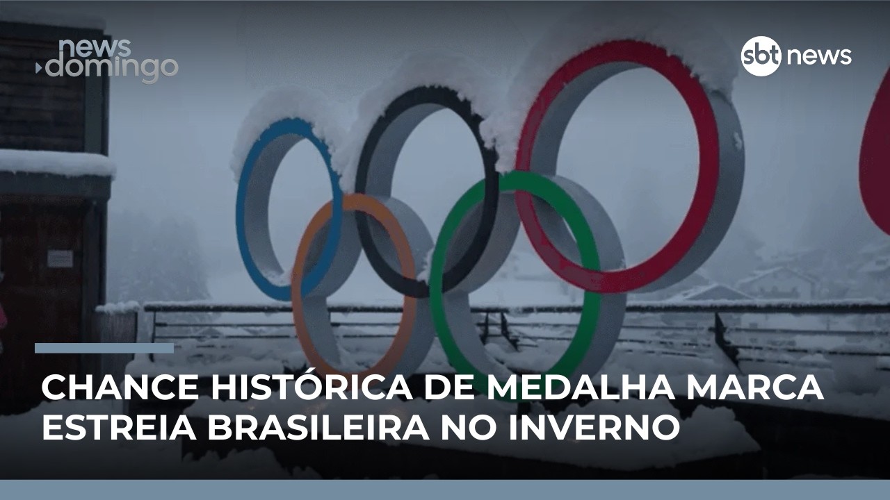 Itália 2026 pode render primeira medalha brasileira no inverno | #NewsDomingo