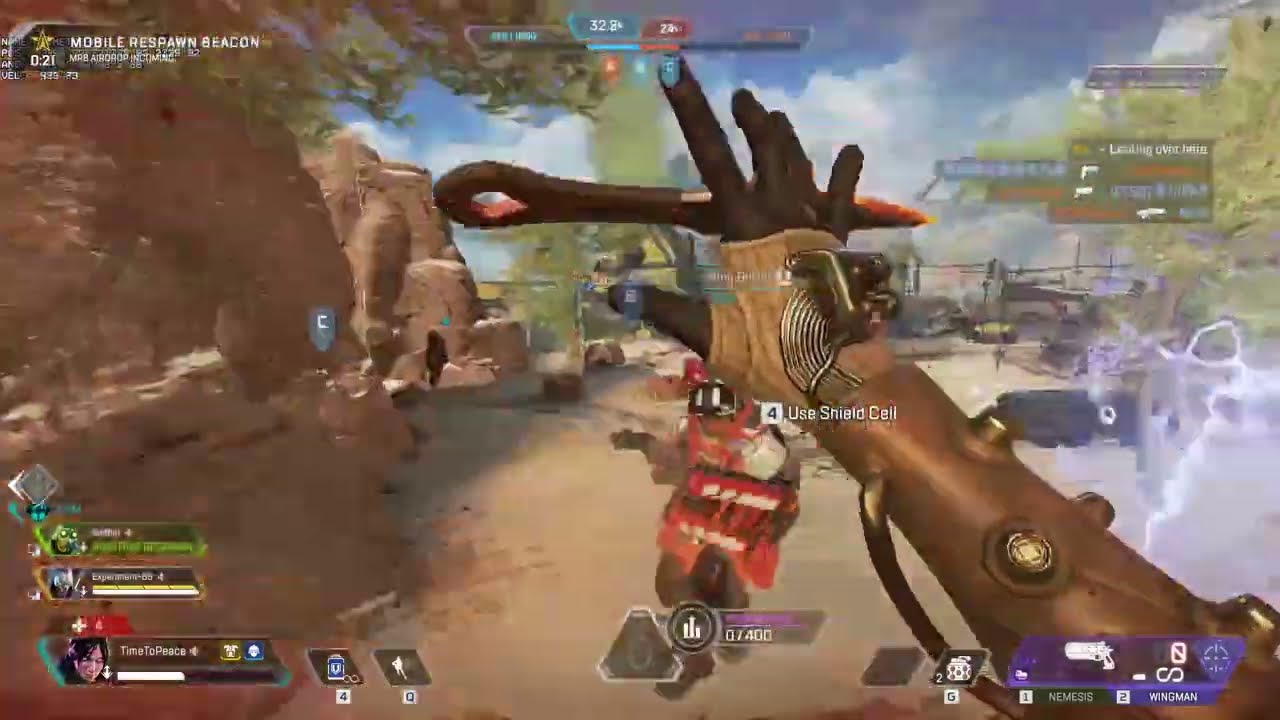 WRAITH GAVE ME A KUNAI TO PUNCH HIM (RARE ANIMATION) | APEX LEGENDS