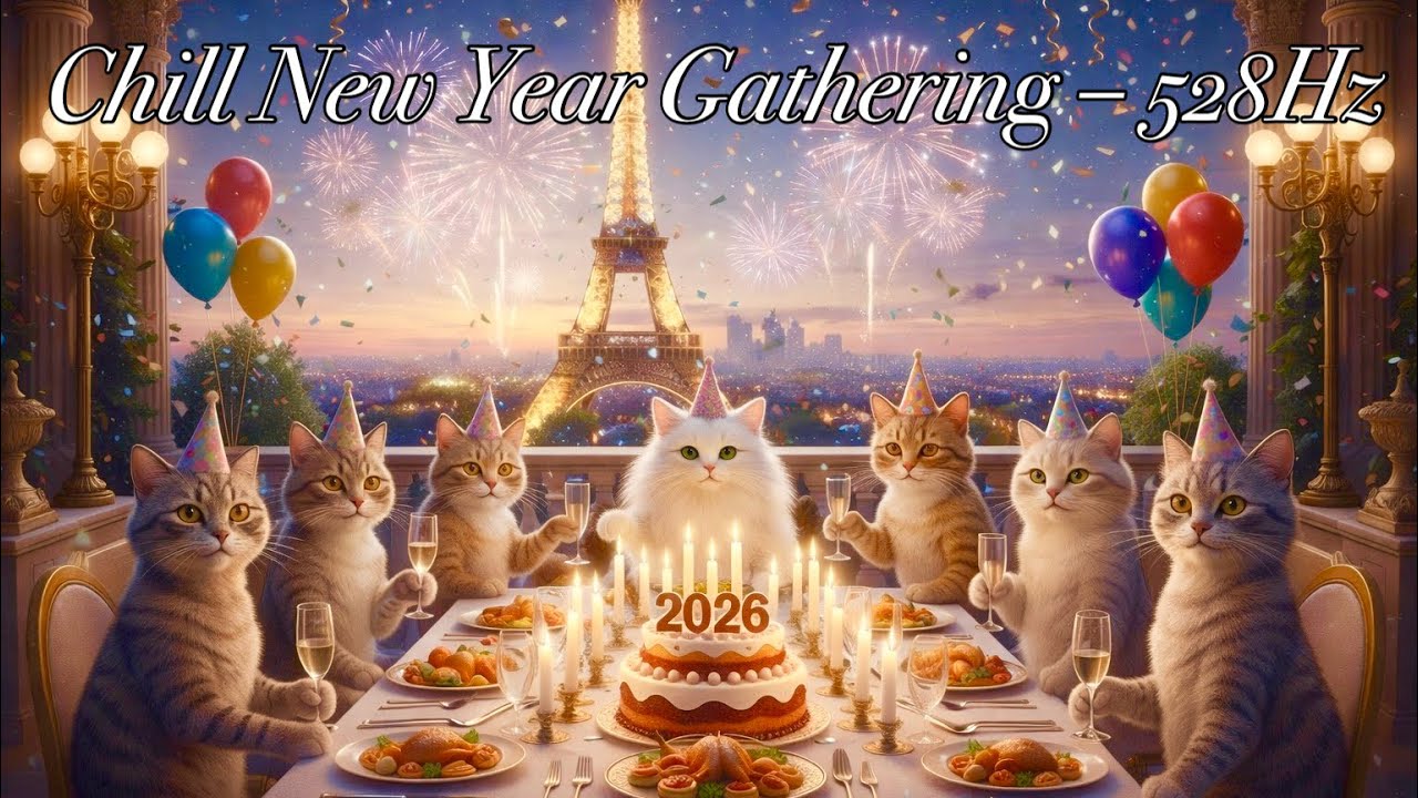 【528Hz】Chill New Year Gathering – 528Hz