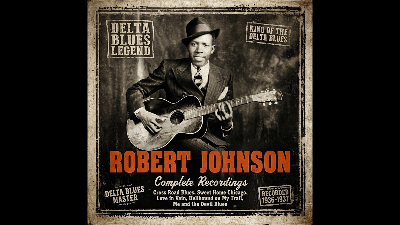 Robert Johnson &ndash; Classic Delta Blues Journey with Sad Love and Soulful Guitar | Timeless Blues Vibes