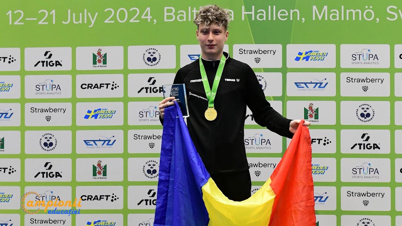 Darius Movileanu. Campion european la tenis de masă #CampioniiEducației
