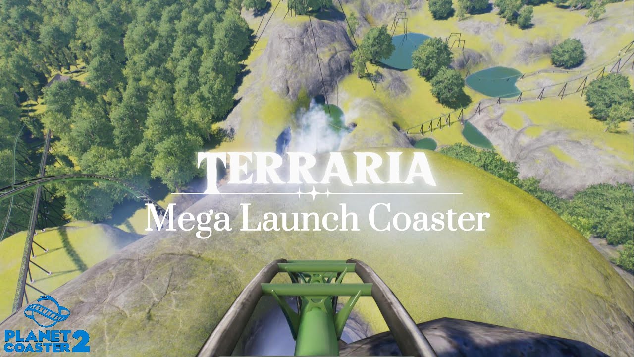 Terraria POV - Planet Coaster 2 Mega Launch Coaster